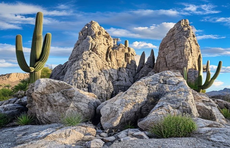 Granite boulder landscape