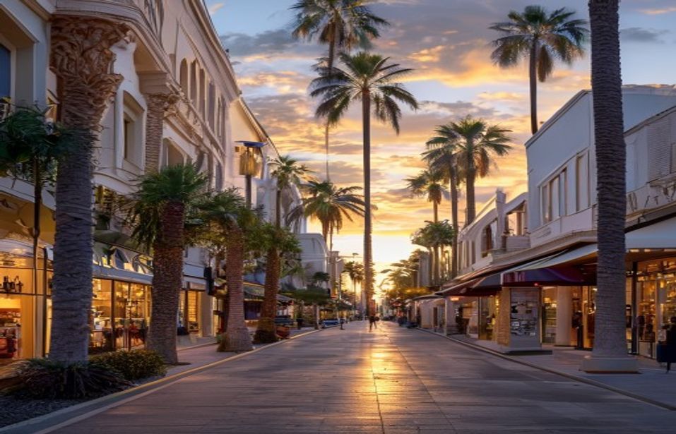 Boutique luxury shopping