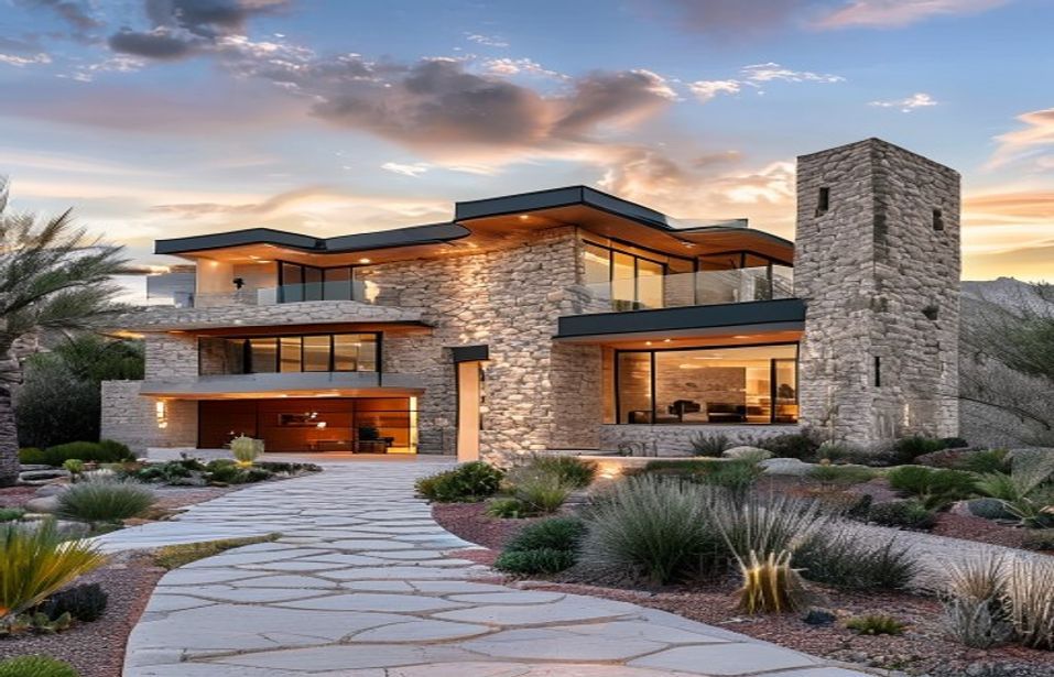Contemporary Scottsdale villa — investment property visualization
