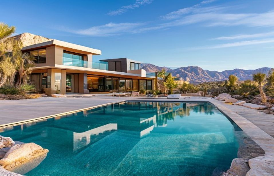 Luxury modern Scottsdale home exterior at dusk — ready for listing