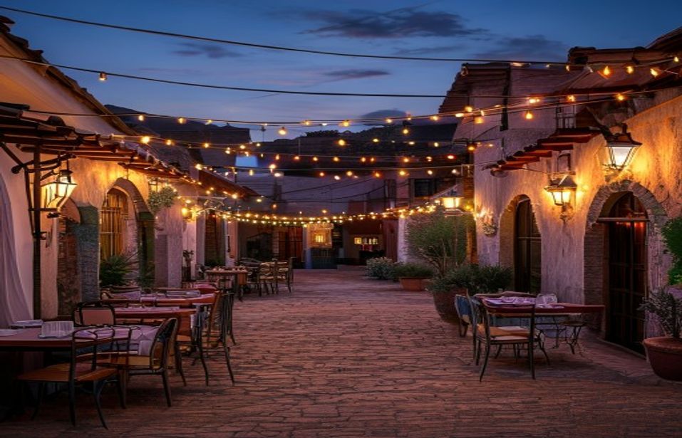 Old Town Scottsdale courtyard