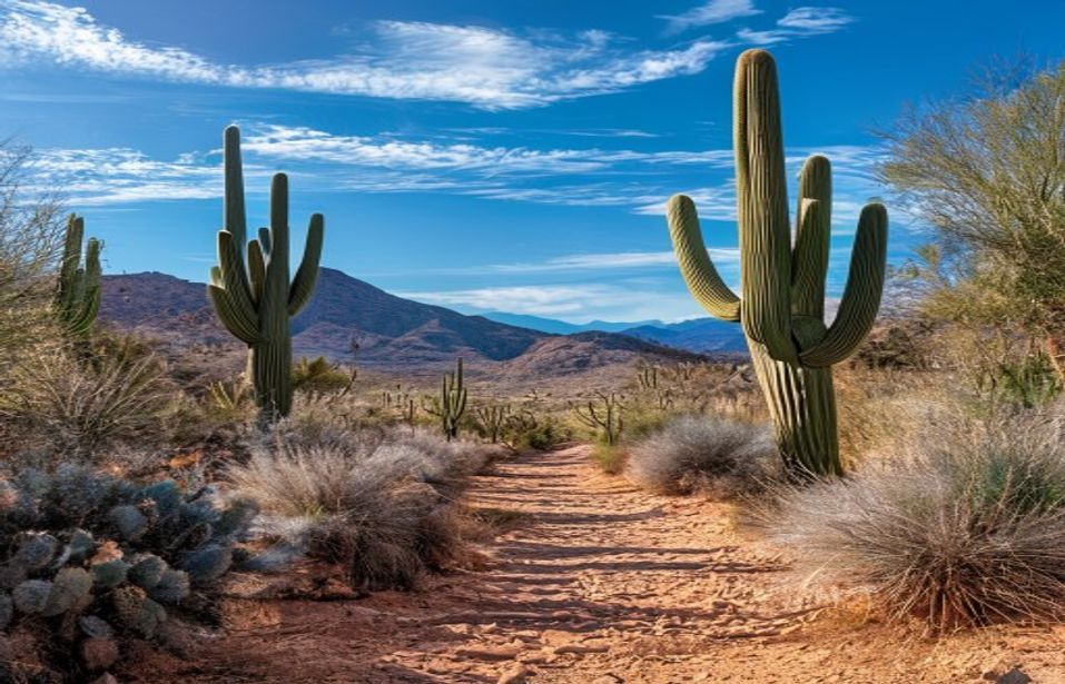 Sonoran desert trail
