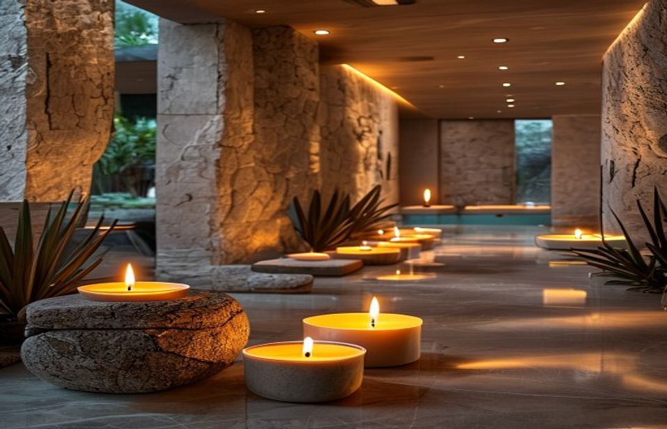 Luxury spa interior